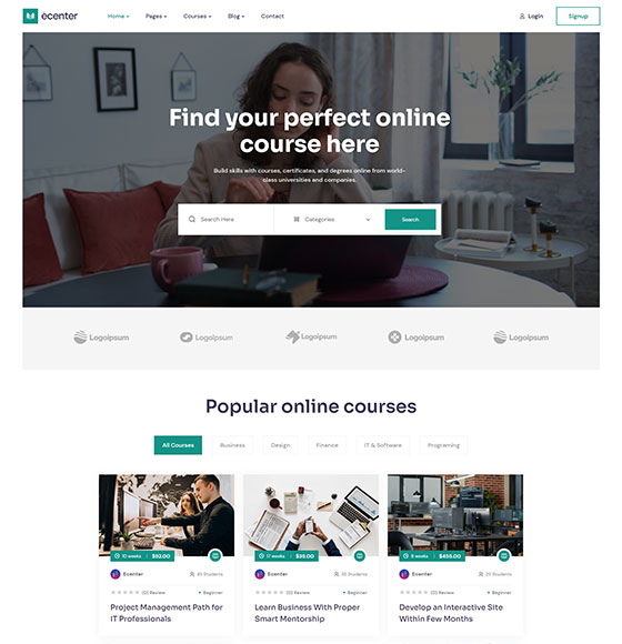 home31 | Ecenter - Education WordPress Theme