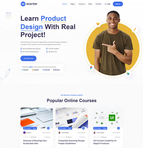 home41 | Ecenter - Education WordPress Theme