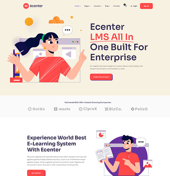 home51 | Ecenter - Education WordPress Theme