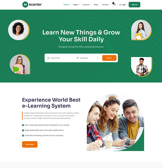 home71 | Ecenter - Education WordPress Theme