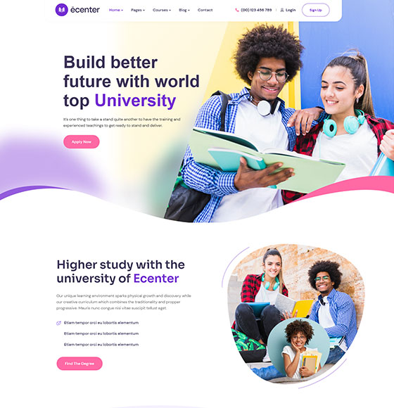 home81 | Ecenter - Education WordPress Theme