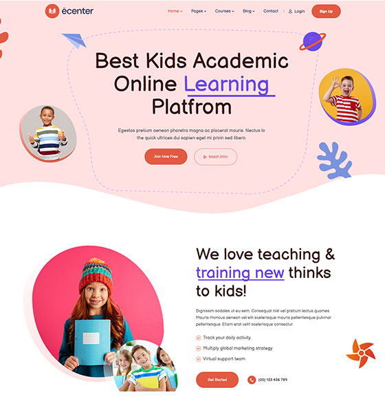 home91 | Ecenter - Education WordPress Theme