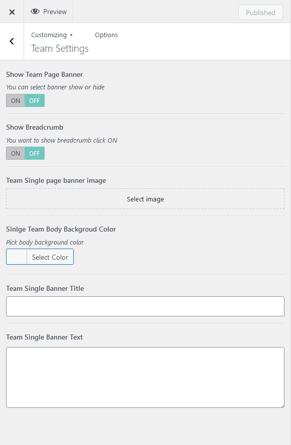 team style sec themeopt tek | Team Section
