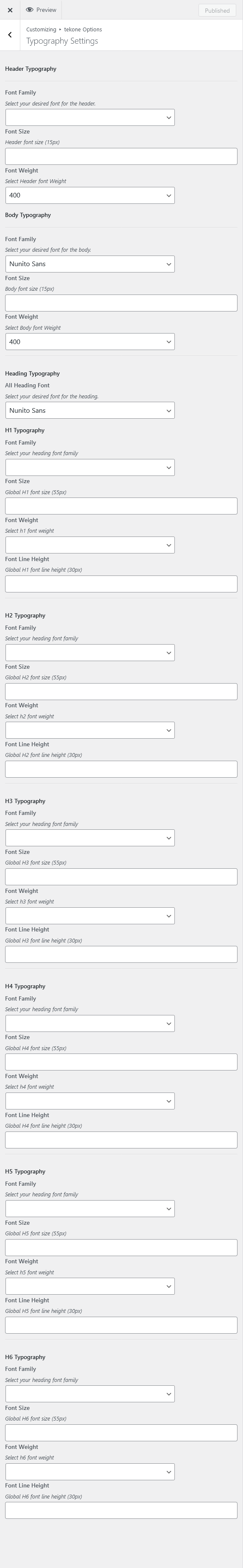 typography sec themeopt tek | Typography Style