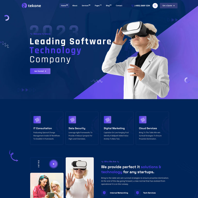 21 1 | Tekone - IT Solutions & Technology WordPress Theme