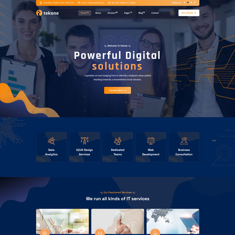 31 1 | Tekone - IT Solutions & Technology WordPress Theme