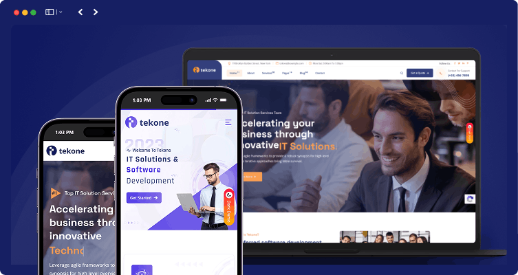 Tekone - IT Solutions & Technology WordPress Theme 30 responsive layout tekone | Tekone - IT Solutions & Technology WordPress Theme