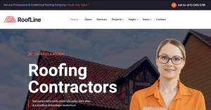Screenshot 91 | Top 10 Roofing Services WordPress Themes