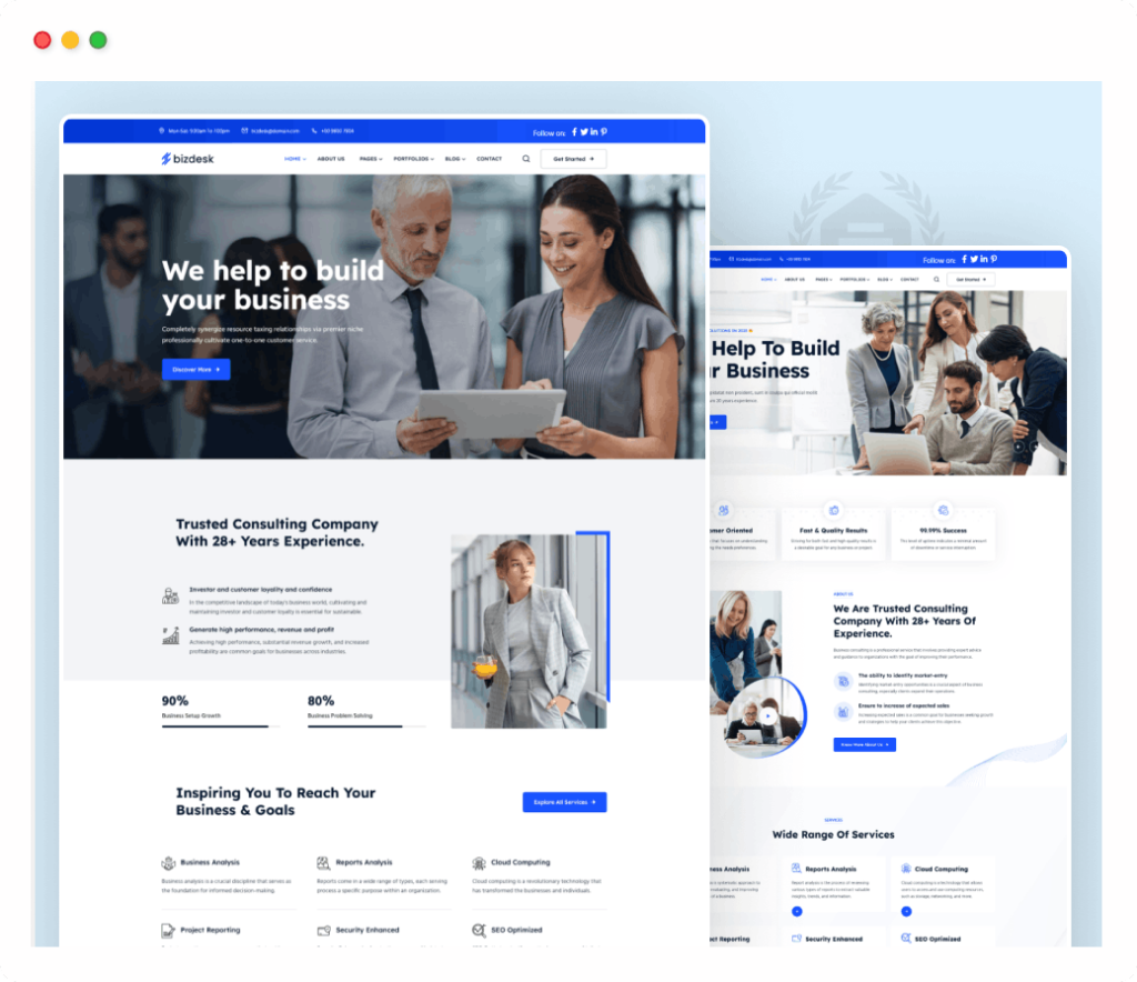 bizdesk product thumb 1 | Bizdesk - Business Consulting WordPress Theme