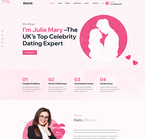 bionic home8 | Bionic- Personal Portfolio WordPress Theme