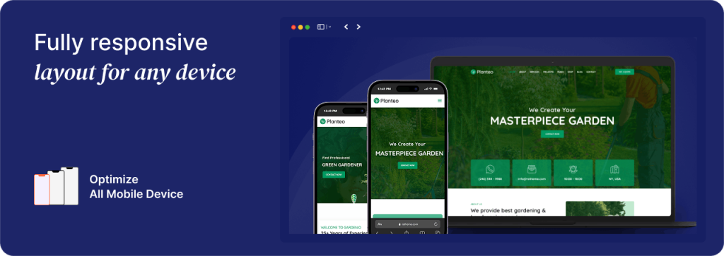 Planteo - Gardening and Landscaping WordPress Theme 18 responsive layout planteo | Planteo - Gardening and Landscaping WordPress Theme