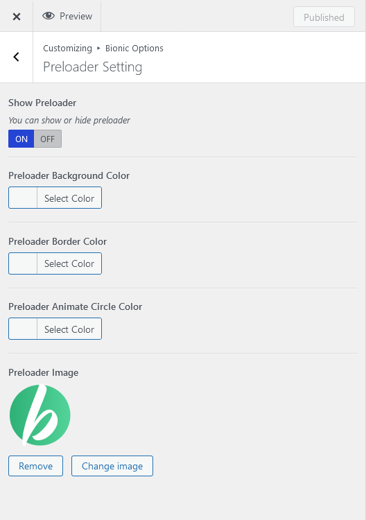 preloader section bionic | Preloader Style