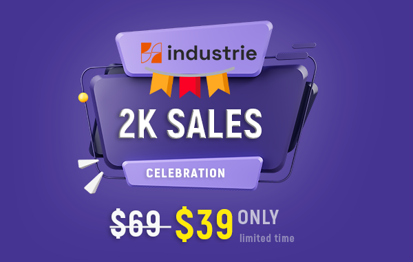 sale celebration | Industrie - Factory & Industry WordPress Theme