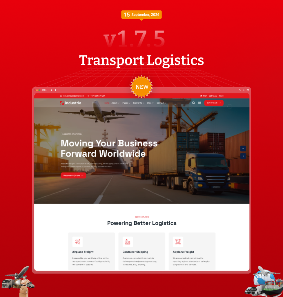 screen 1 | Industrie - Factory & Industry WordPress Theme