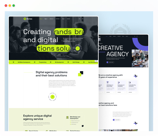 Axios - Digital Agency WordPress Theme 2 axios thubinil | Axios - Digital Agency WordPress Theme