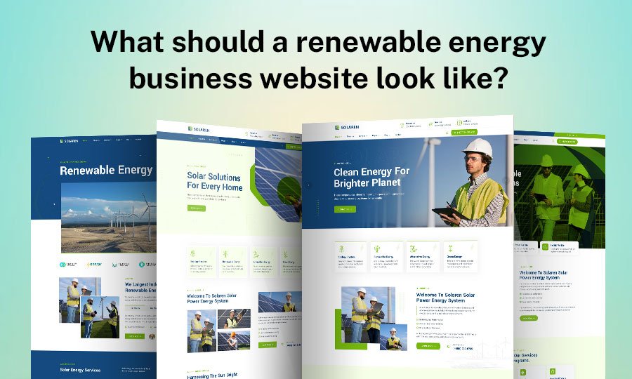 renewable energy business website