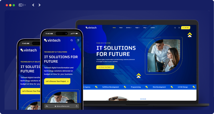 Vintech - IT Solutions and Technology WordPress Theme 9 vintech responsive 1 | Vintech - IT Solutions and Technology WordPress Theme
