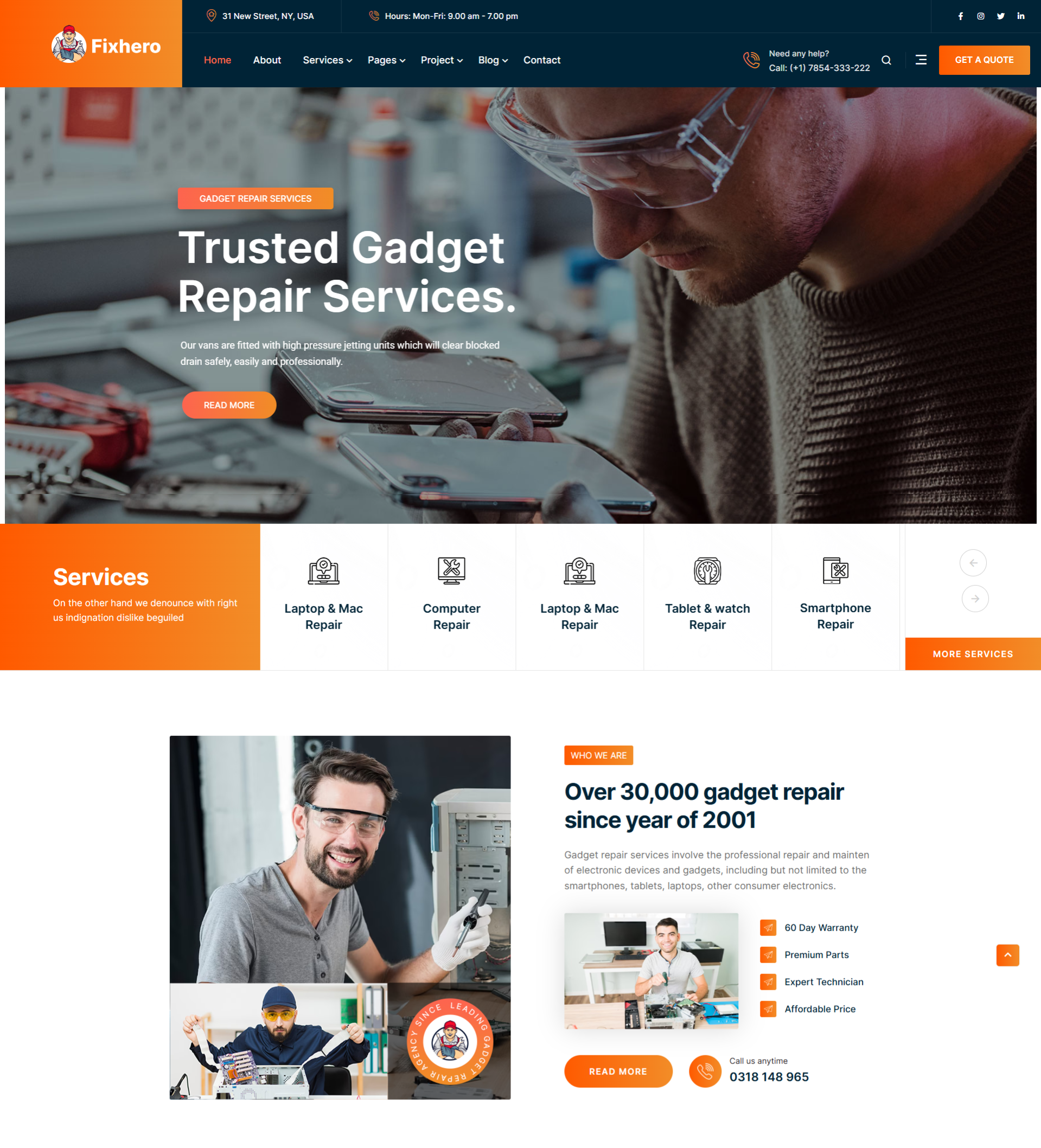 Handyman Website Builder