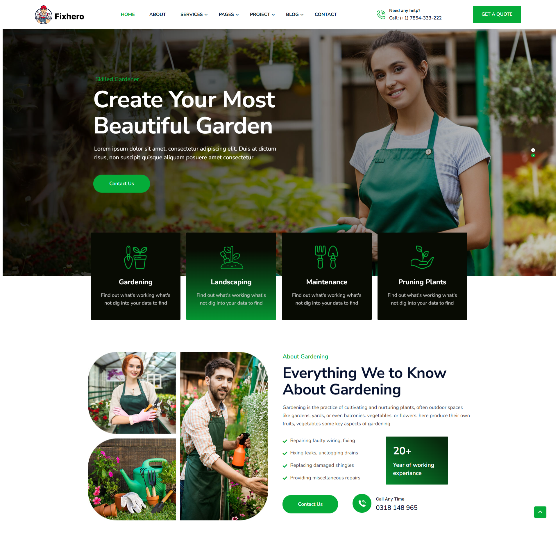 Handyman Website Builder
