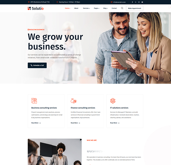 solutio home3 | Solutio - Consulting Business WordPress Theme