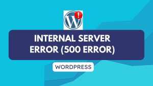 14 Most Common WordPress Errors and How to Resolve Them 2 Internal Server Error (500 Error)