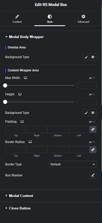 Popup Modal 5 modal addon config3 doc | Popup Modal