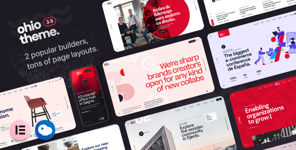 10 Best Startup Agency WordPress Themes You Must Know About 11 10. Ohio - Creative Portfolio & Agency WordPress Theme