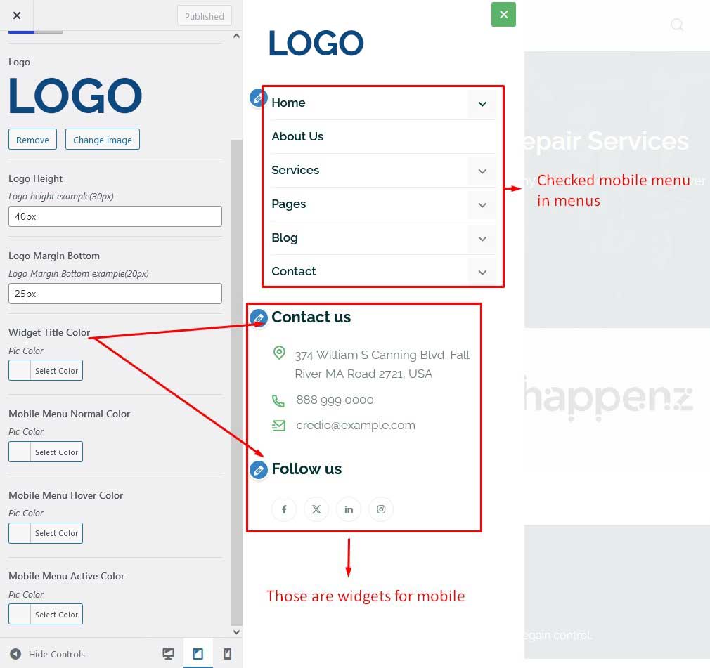all offcan mob image | Offcanvas Sidebar Setting