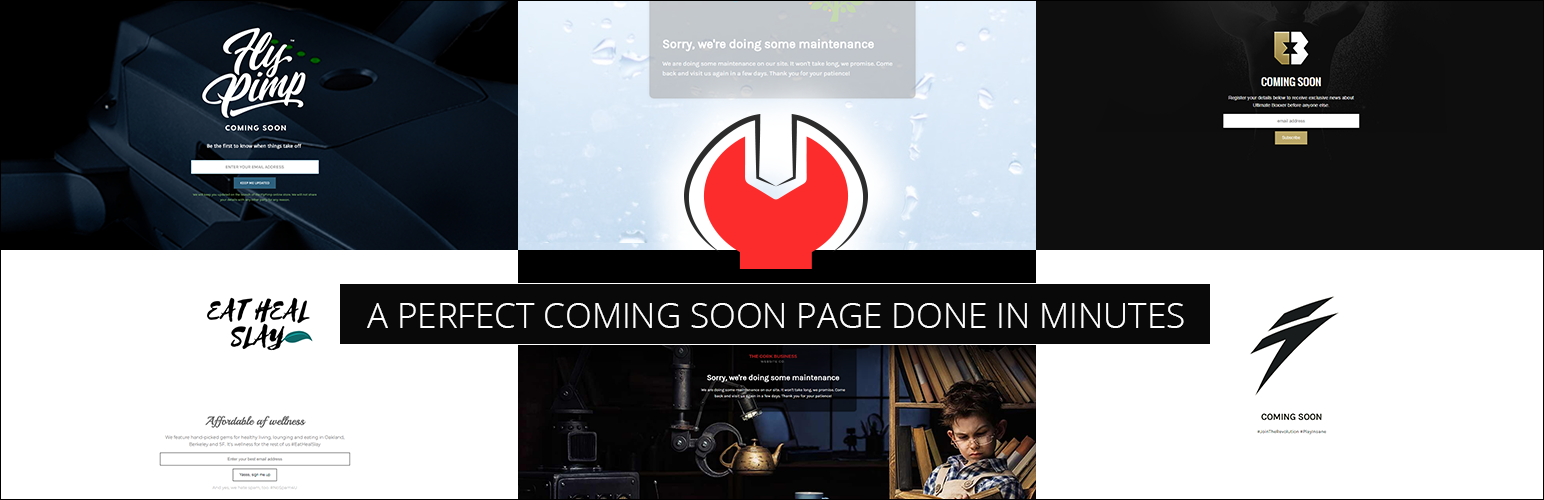Top 7 Free Coming Soon and Maintenance Mode WordPress Plugin in 2025 6 minimal