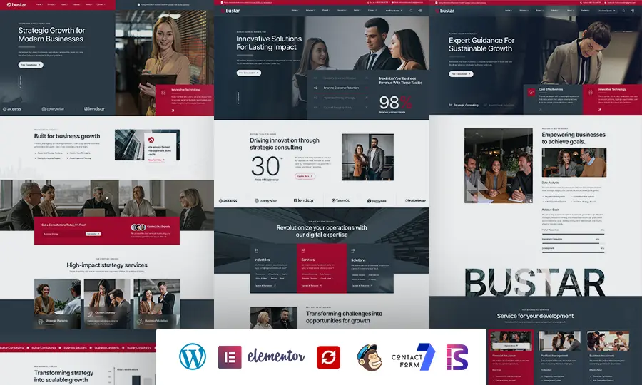 Best 7 Consulting WordPress Themes for Modern Business Experts 4 bustar preview 1 | Best 7 Consulting WordPress Themes for Modern Business Experts