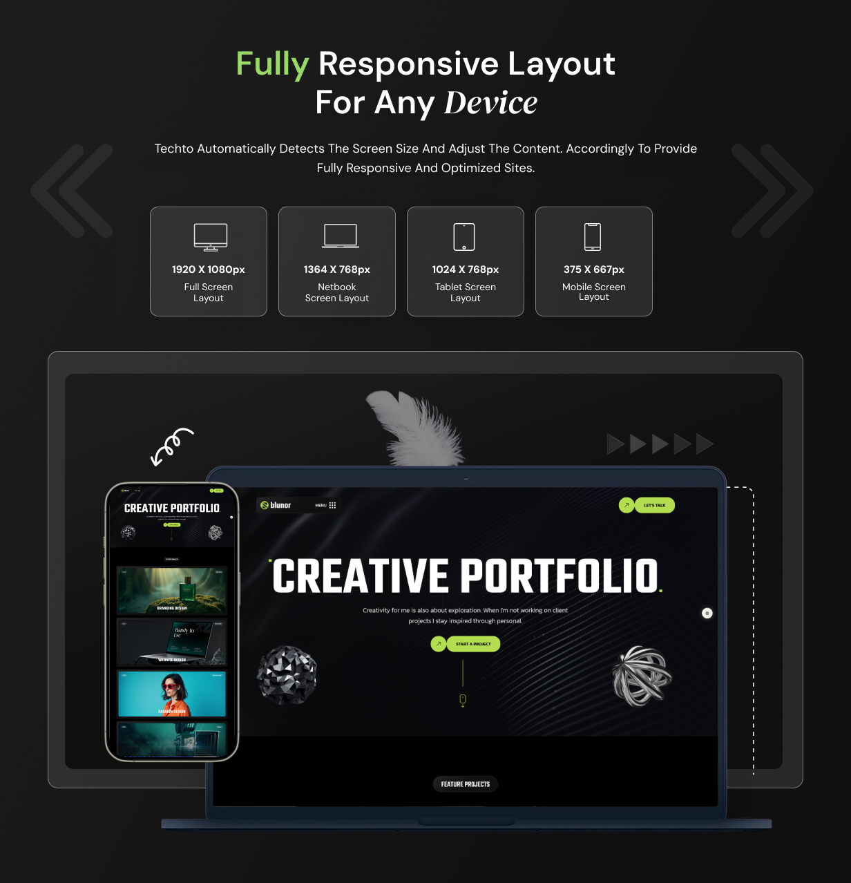 Creative Agency WordPress Theme Spotlight: Blunor by RSTheme 3 mobile friendly wordpress theme