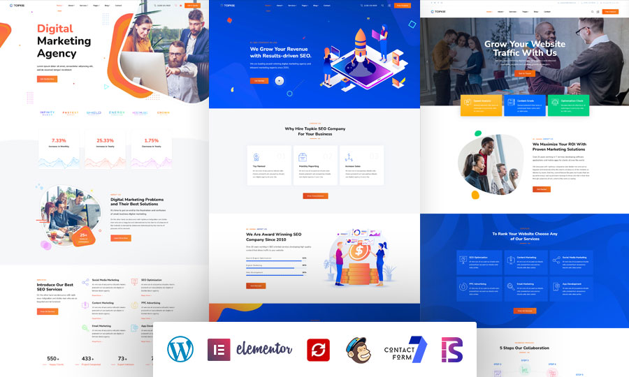 Top 10 SEO Agency WordPress Themes You Should Know About 7 topkie