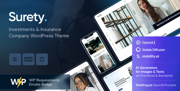 Top 14 Accounting WordPress Themes for Finance Professionals 15 00 Surety | Top 14 Accounting WordPress Themes for Finance Professionals