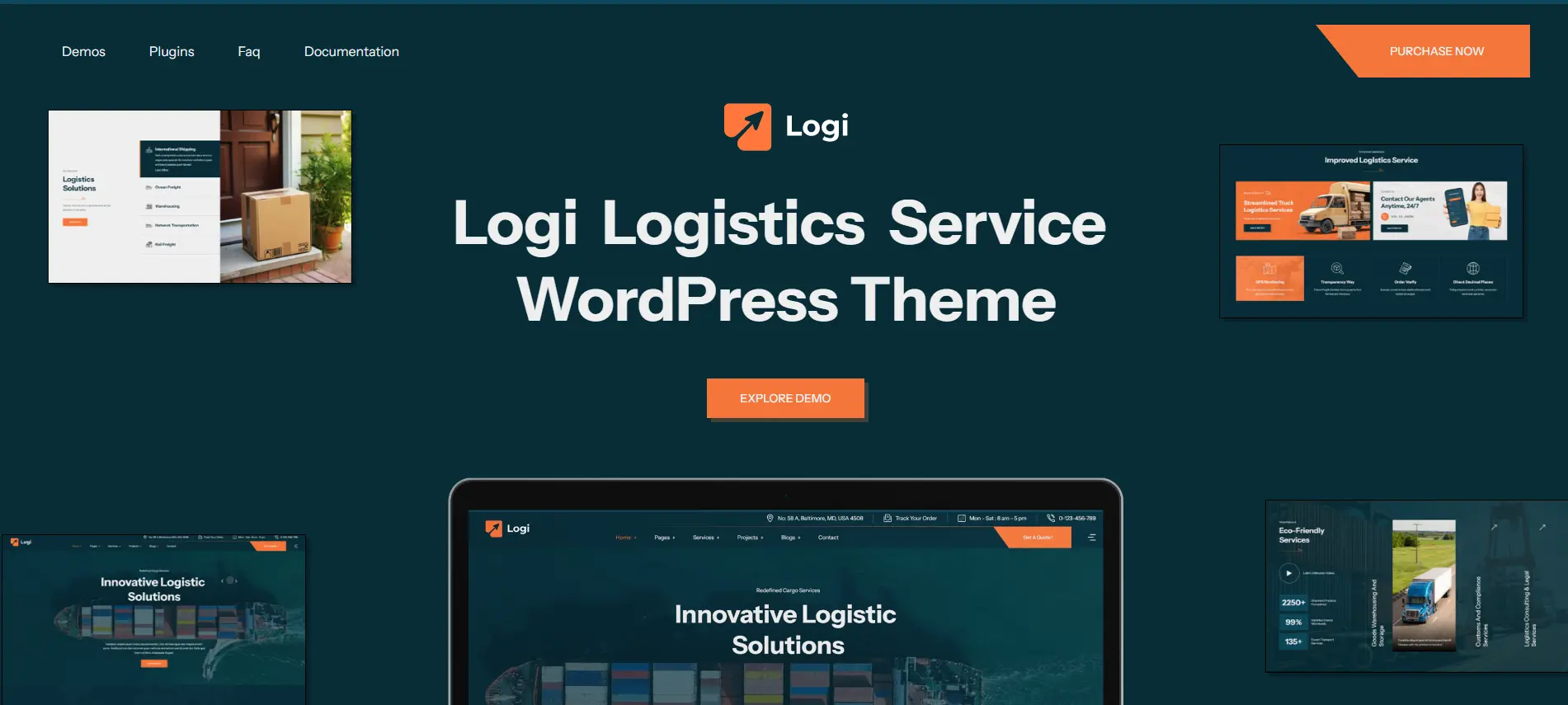 Transportation WordPress Themes