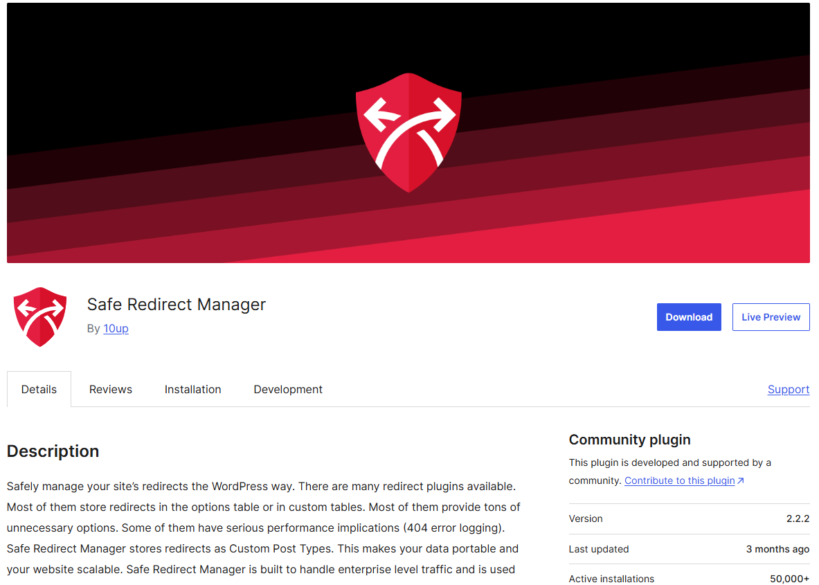 Best 10 Free Redirect Manager WordPress Plugins You Should Try in 2025 4 redirect manager wordpress plugin
