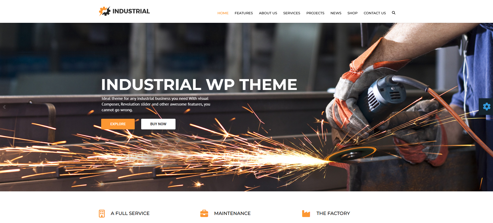 2025’s Top 13 Factory and Industry WordPress Themes for Industrial Website 4 Industrial
