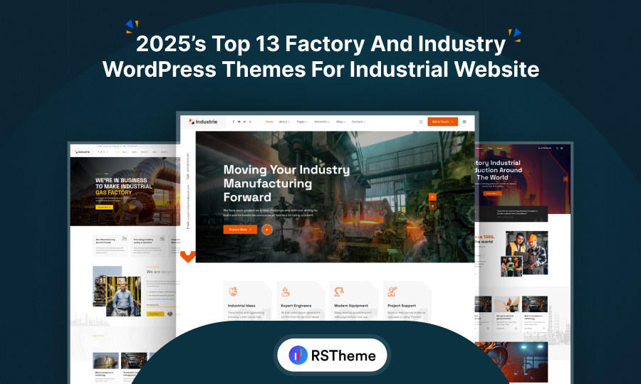 2025’s Top 13 Factory and Industry WordPress Themes for Industrial Website 1 Factory and Industry WordPress Themes
