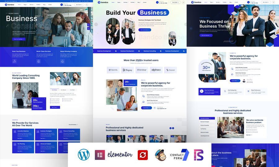 Best 10 Consulting Business WordPress Themes for Professionals 8 bandco
