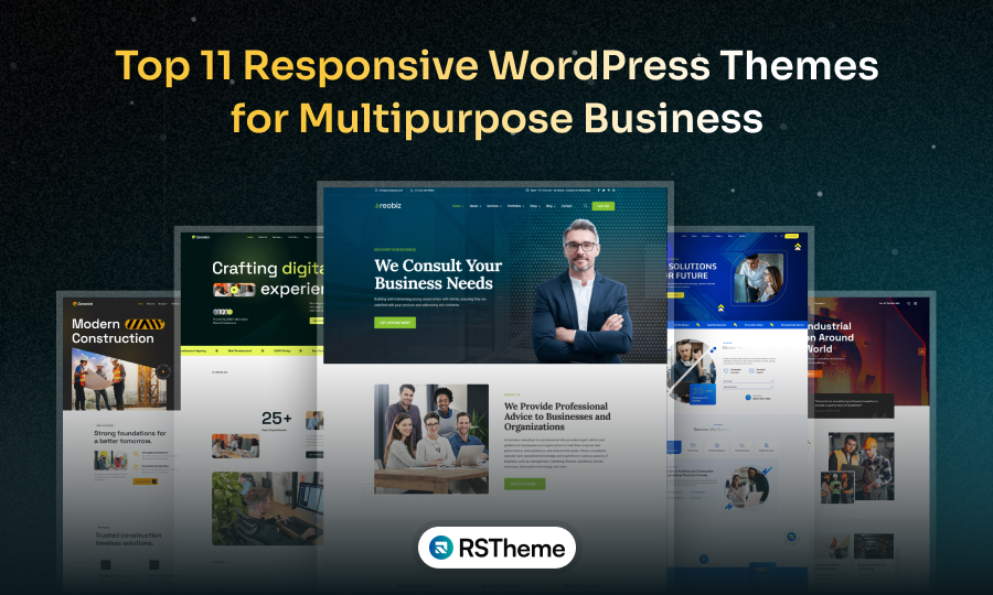 Top 11 Responsive WordPress Themes for Multipurpose Business 1 Responsive Wordpress Themes