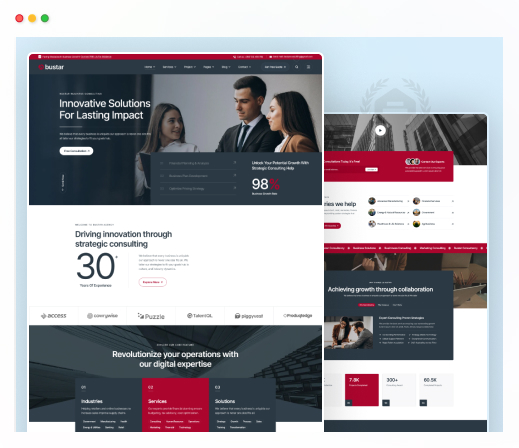 Consulting Business WordPress Theme
