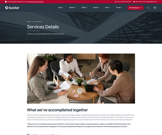services details | Bustar - Business Consulting WordPress Theme