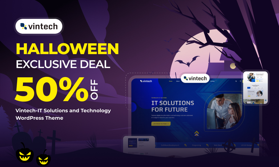 Wordpress Halloween Discount 2025: Don’t Miss These WordPress Themes & Plugins Offers 5 01 vintech | Wordpress Halloween Discount 2025: Don’t Miss These WordPress Themes & Plugins Offers