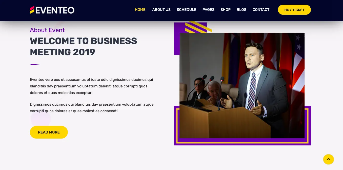 Eventeo | Best 10 Event Management WordPress Themes for Professional Planners
