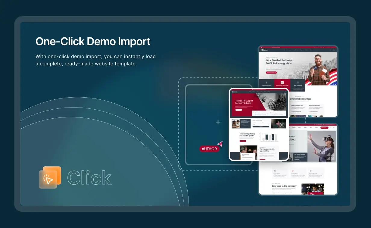 demo import | Bustar – Immigration & Visa Consulting WordPress Theme (2025)