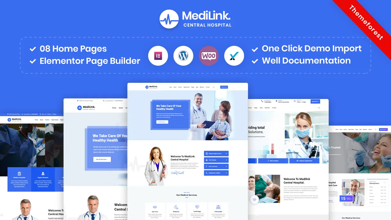 Best 10 Medical WordPress Theme for 2025: Top Picks for Healthcare Websites 5 Medilink Health Medical WordPress Theme | Best 10 Medical WordPress Theme for 2025: Top Picks for Healthcare Websites