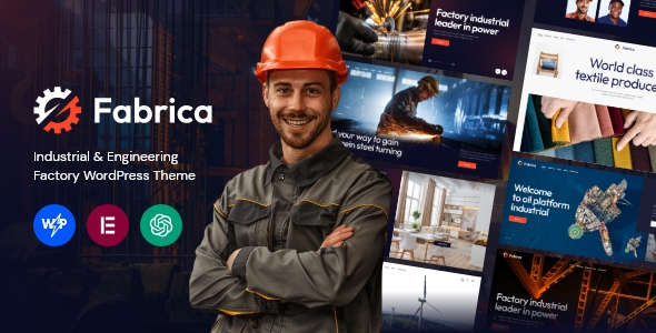 12 Best Factory & Industry WordPress Themes for Industrial Businesses in 2026 12 01 Fabrica | 12 Best Factory & Industry WordPress Themes for Industrial Businesses in 2026