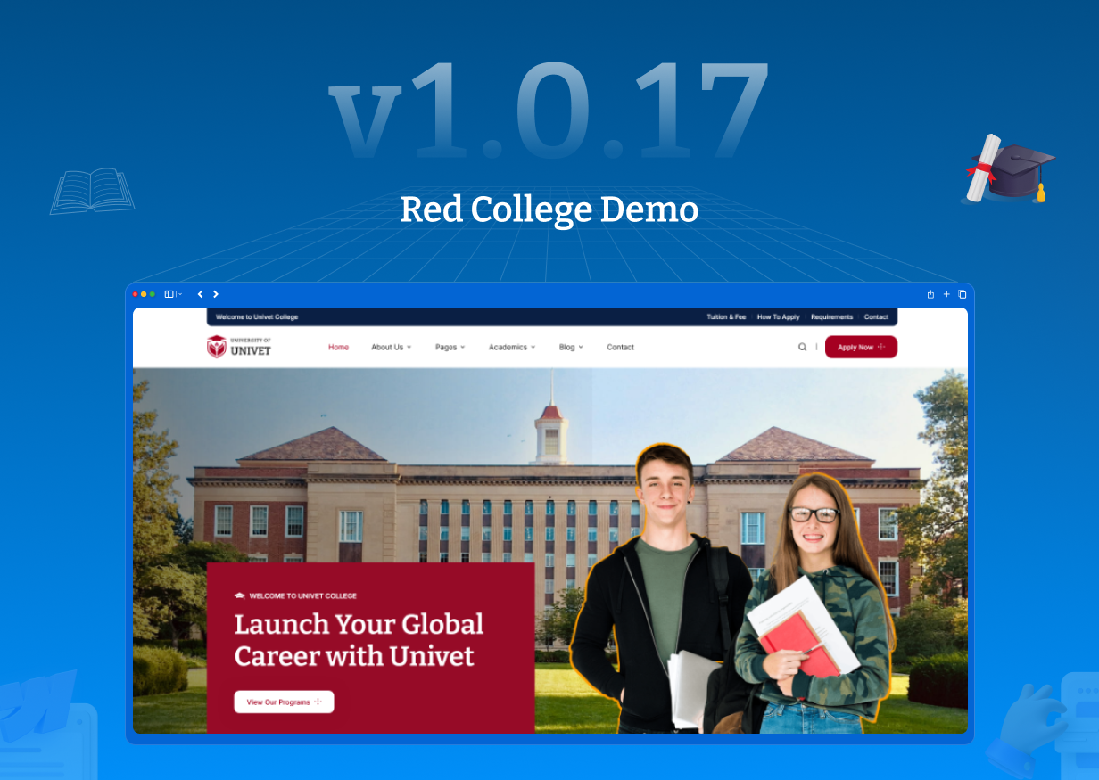 Univet – University Education WordPress Theme 3 1.0.17 | Univet – University Education WordPress Theme