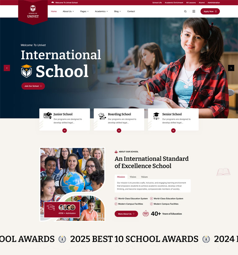 demo thumb 071 | Univet – University Education WordPress Theme