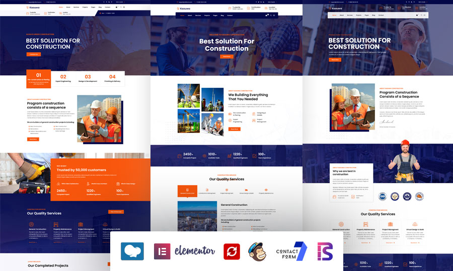 kawa preview | 9 High-Performance Construction WordPress Themes for 2026