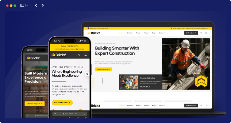 layout thumb 01 1 1 | Brickz - Construction WordPress Theme